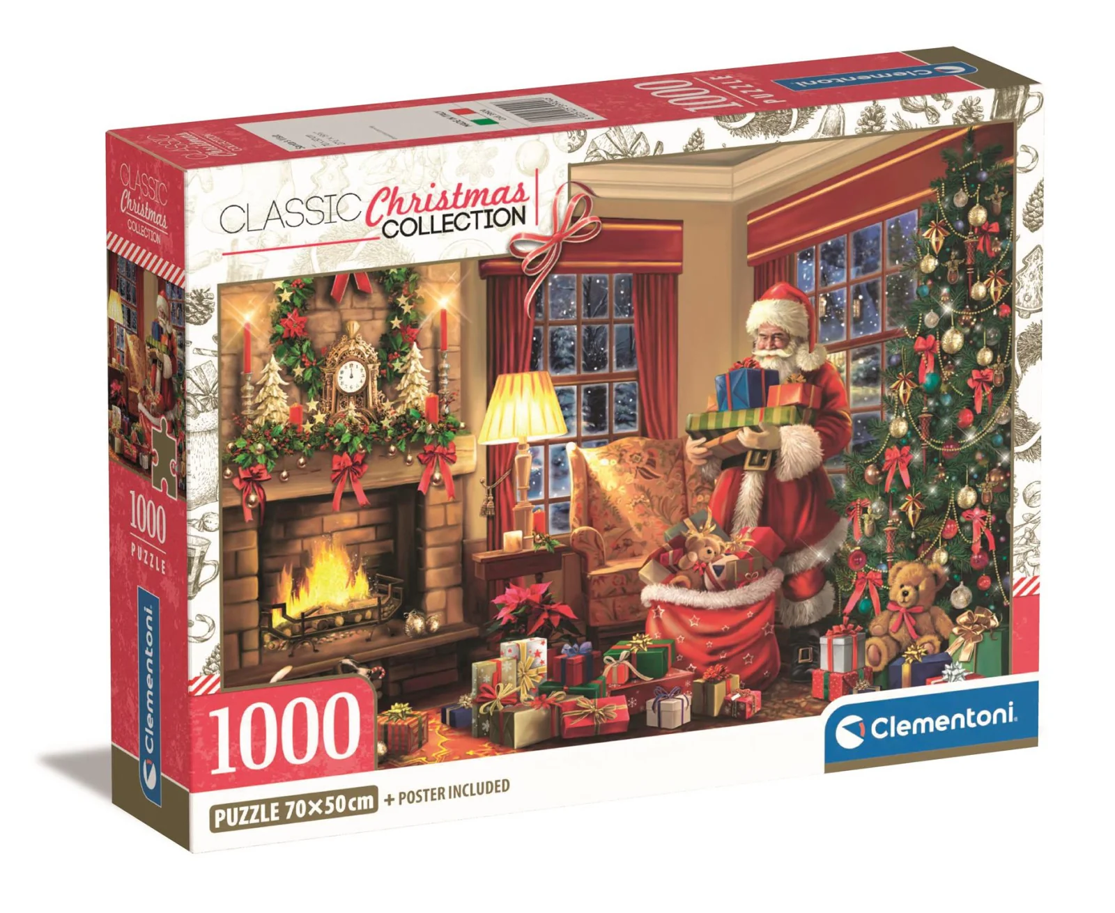 Clementoni Puzzle Santa's Visit 1000 Pieces