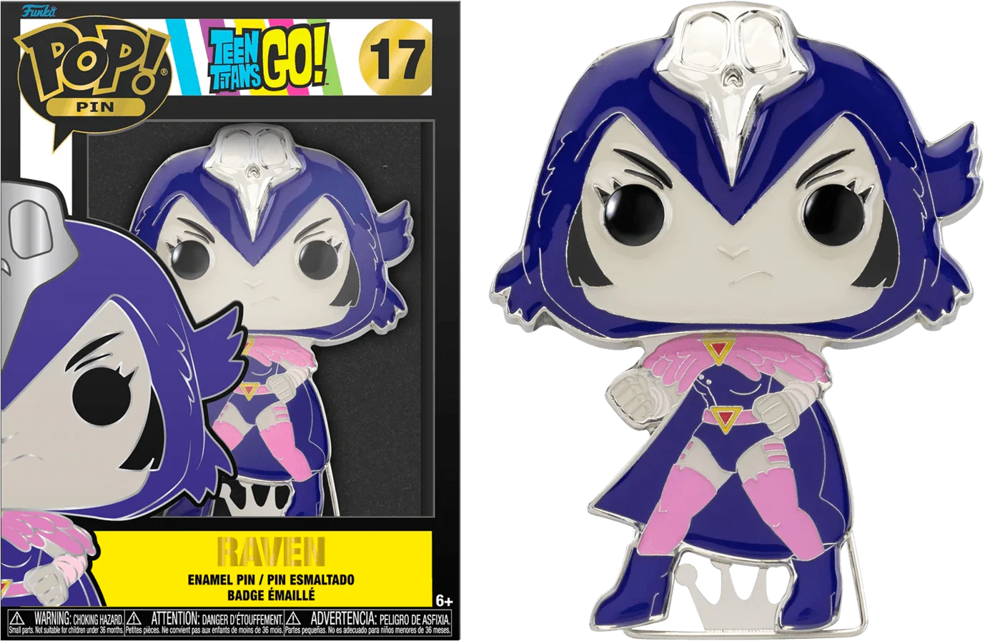 Teen Titans Go! - Raven tNBtS 4" Pop! Enamel Pin