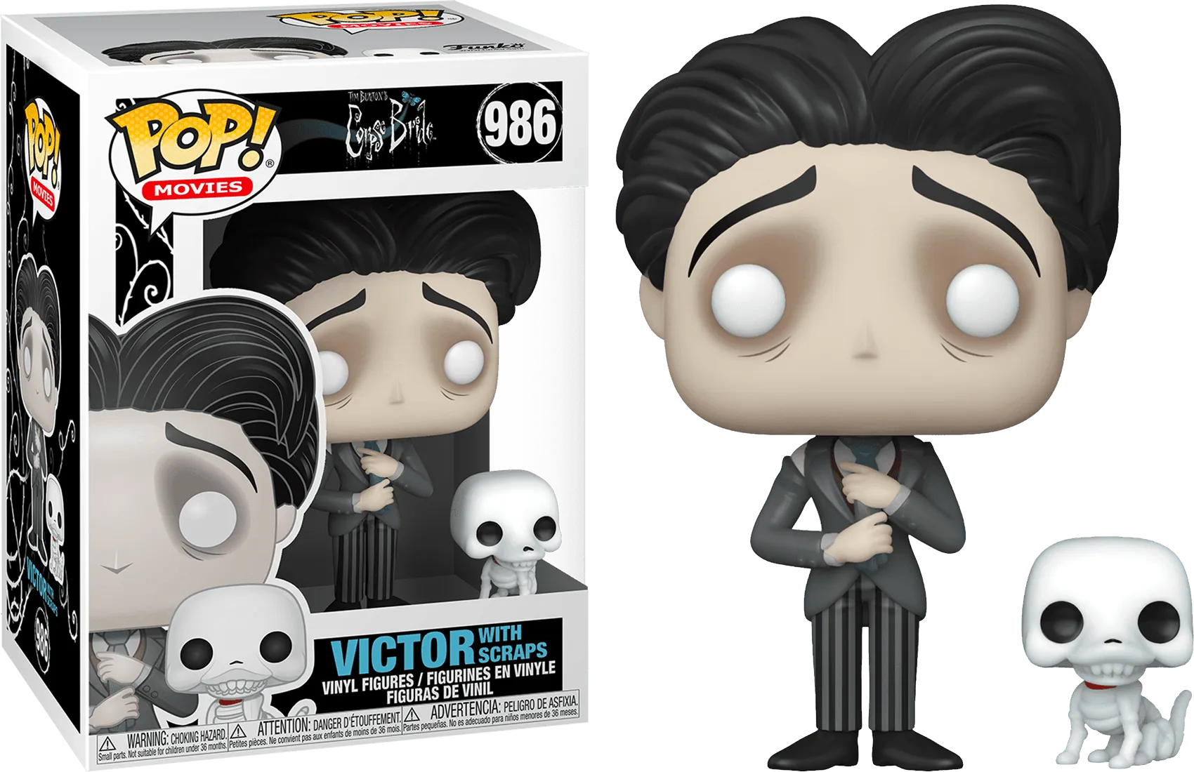 Corpse Bride - Victor Van Dort with Scraps Pop! Vinyl