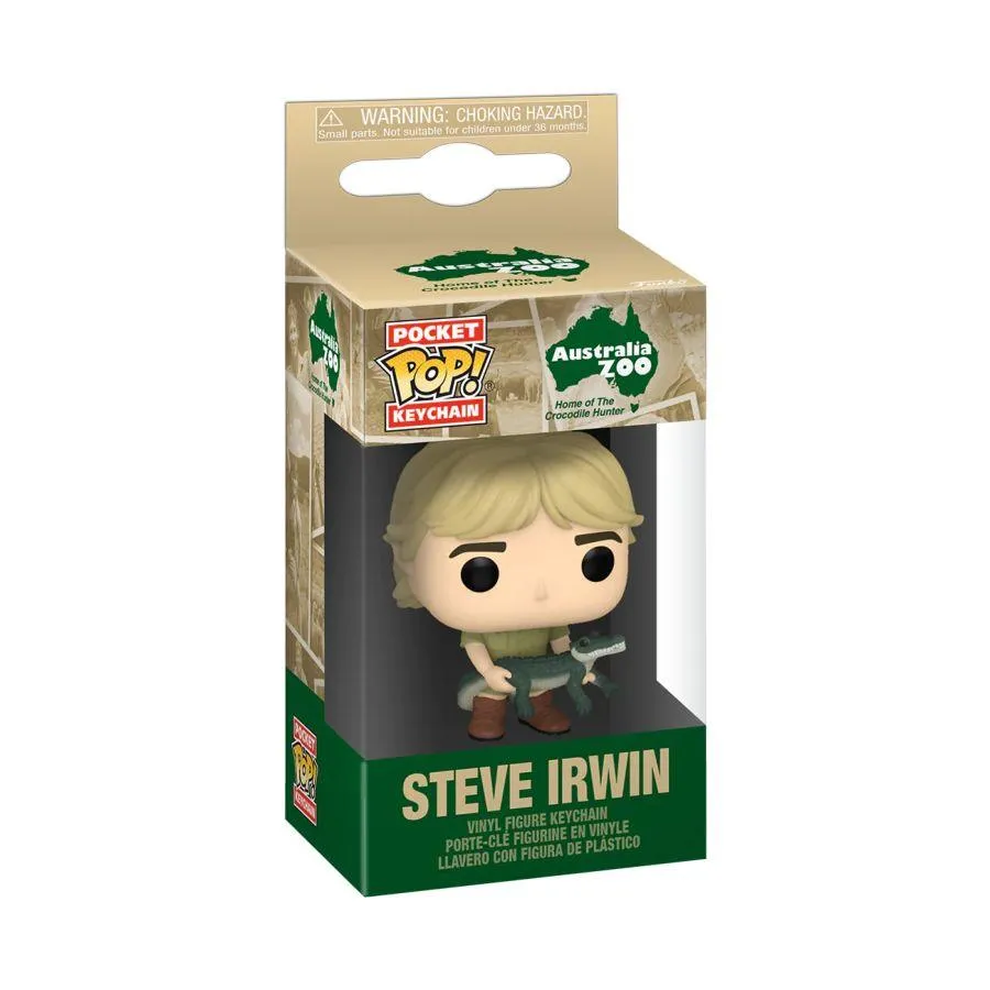 Crocodile Hunter - Steve Irwin Pop! Keychain - Image 3