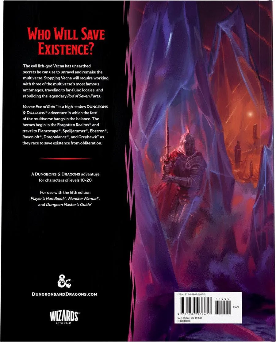D&D Dungeons & Dragons Vecna Eve of Ruin Hardcover - Image 2