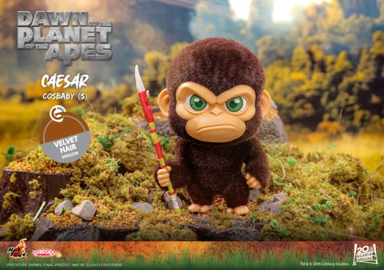 Dawn of the Planet of the Apes - Caesar Velvet Hair Cosbaby - Image 3