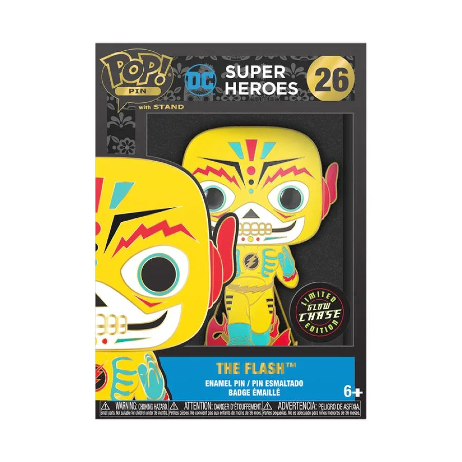 DC Comics - Flash Day of Dead 4" Pop! Pin - Image 4