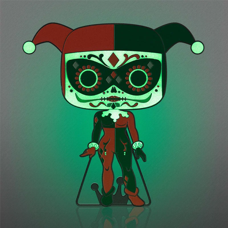 DC Comics - Harley Quinn Day of Dead 4" Pop! Pin - Image 2