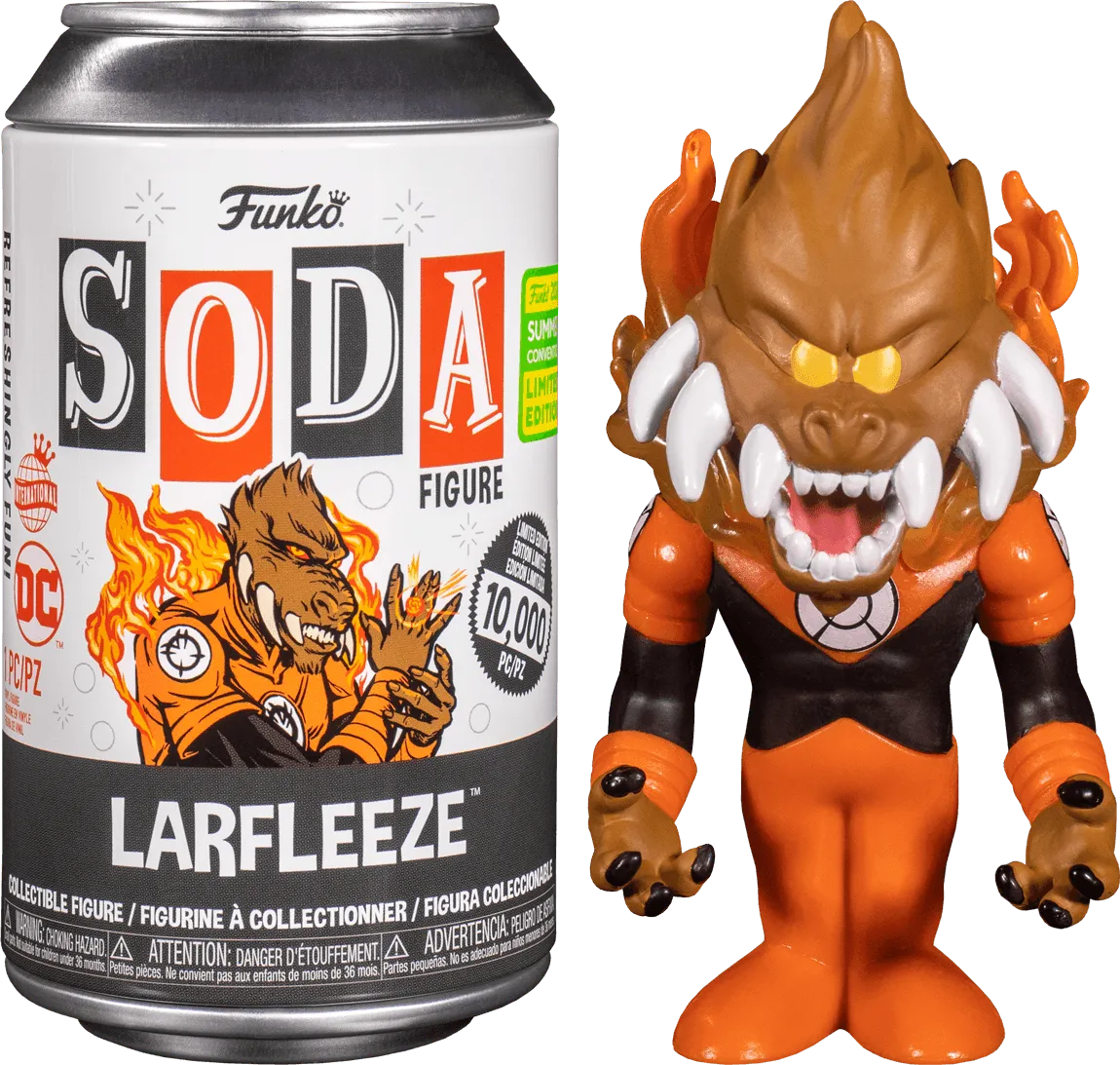 DC Comics - Larfleeze (with chase) SDCC 2022 Exclusive Vinyl Soda [RS]