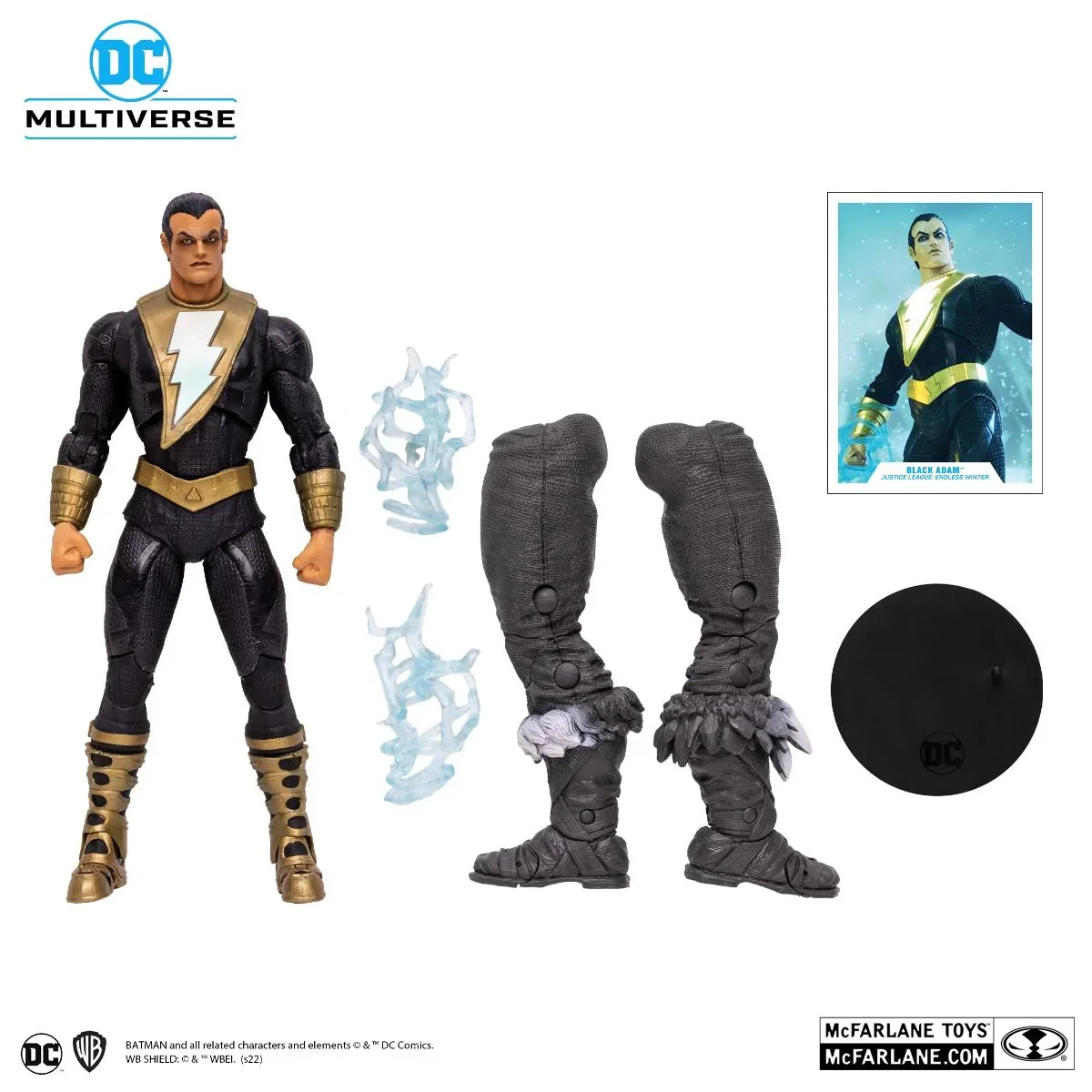 DC: Endless Winter - Black Adam 7" Figure - Image 8