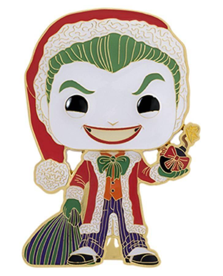 DC - Joker Holiday (with chase) 4" Pop! Enamel Pin - Image 3