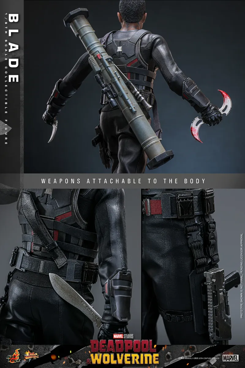Deadpool & Wolverine - Blade 1:6 Scale Collectable Action Figure - Image 6