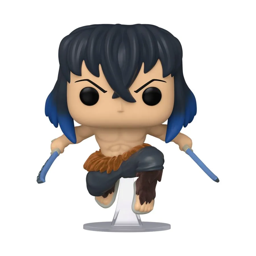 Demon Slayer - Inosuke US Exclusive Flocked (with chase) Pop! Vinyl [RS] - Image 3