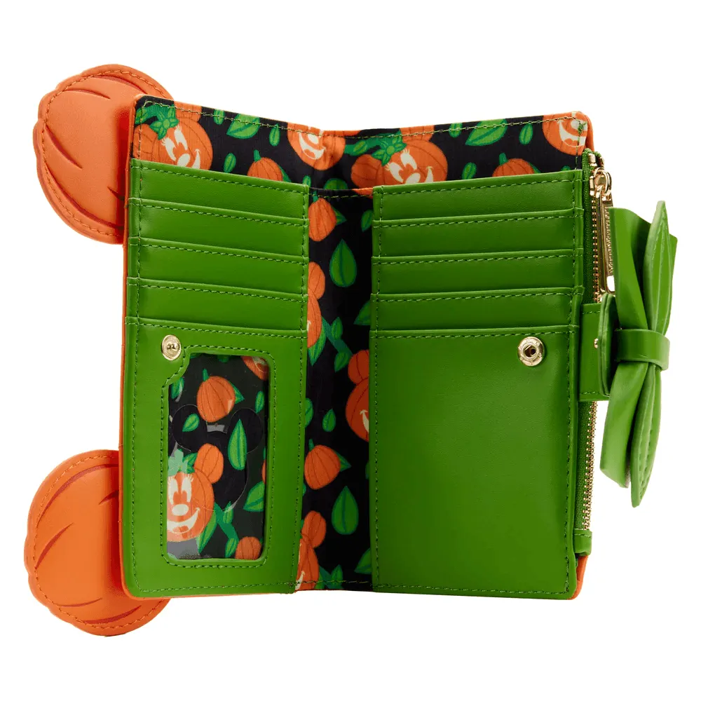 Disney - Minnie Mouse Pumpkin Glow Face Flap Purse - Image 4