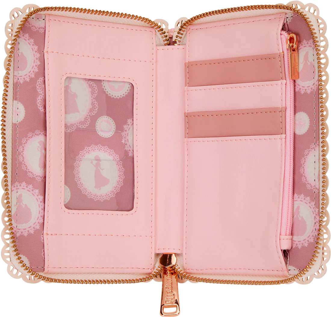 Disney Princess - Floral Lace Zip Around Wallet - Image 4