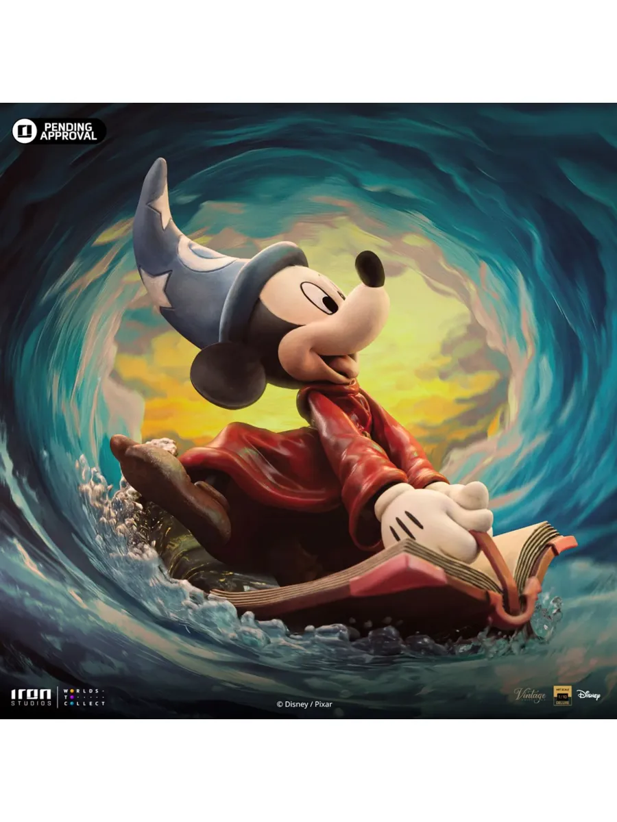 Disney - Sorcerer Mickey Deluxe 1:10 Scale Statue - Image 2