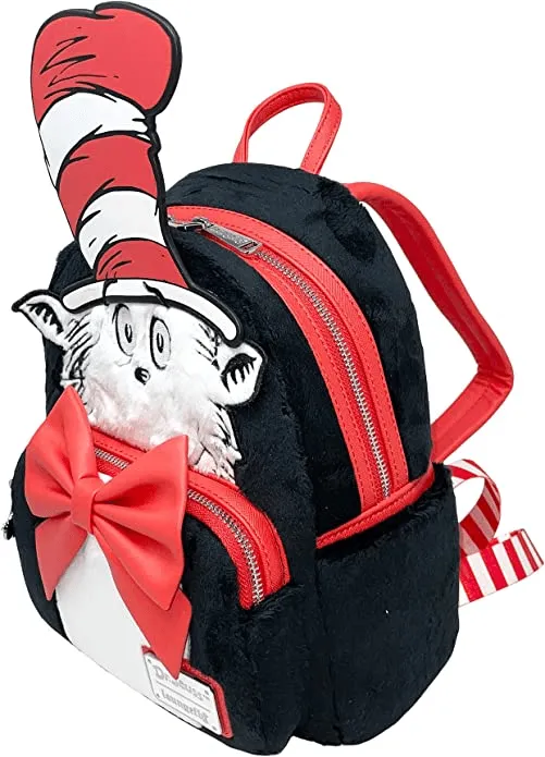 Dr Seuss - Cat in the Hat Faux Fur Cosplay Backpack [RS] - Image 2