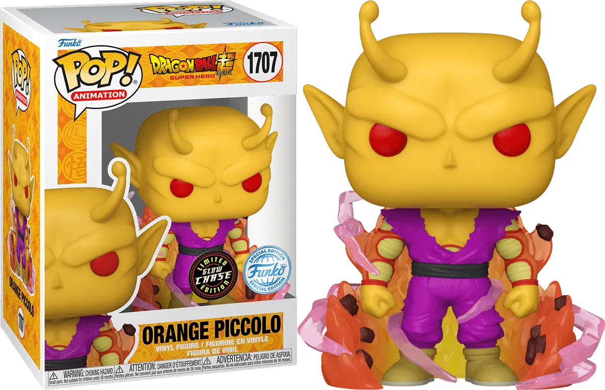 Dragon Ball Super: Super Hero - Orange Piccolo US Exclusive Pop! Vinyl [RS] - Image 2