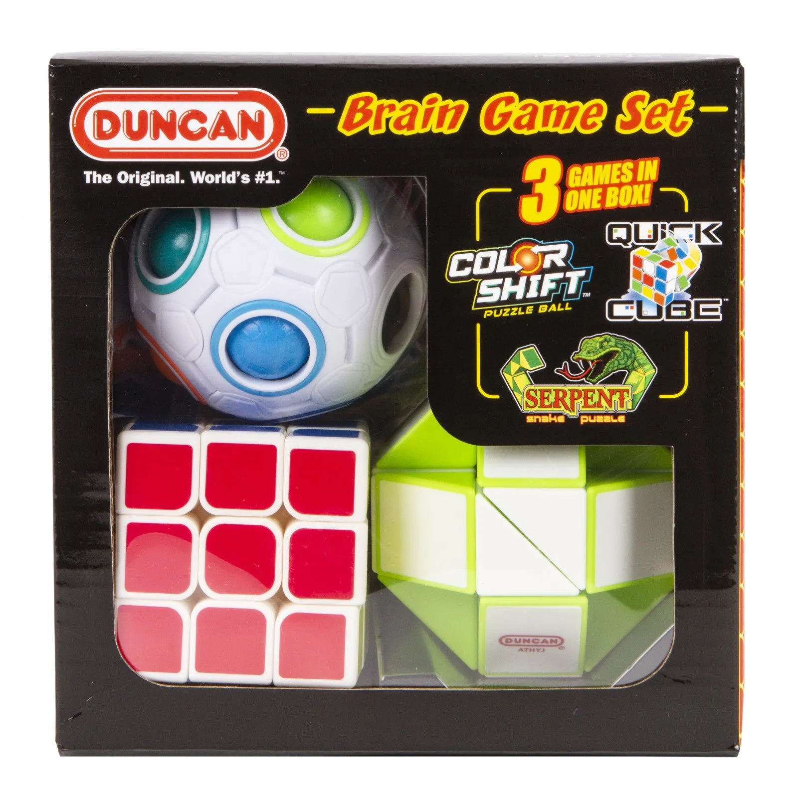 Duncan Brain Game Combo Set (Colour Shift, Quick Cube & Serpent) - Image 2
