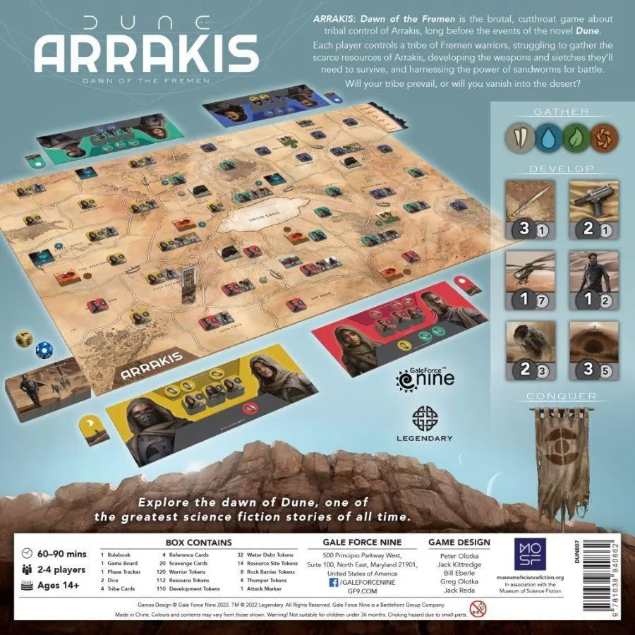Dune - Arrakis: Dawn of the Fremen Board Game - Image 2