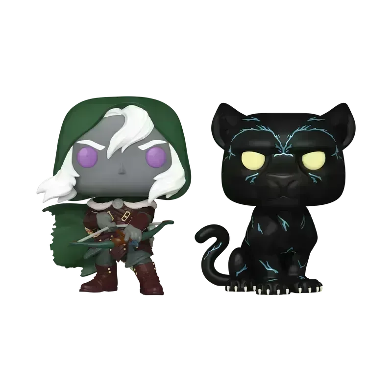 Dungeons & Dragons - Drizzt Do'Urden & Guenhwyvar Pop! Vinyl 2-Pack - Image 2