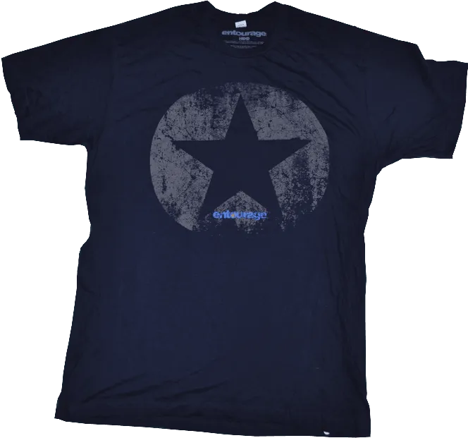 Entourage - Star Navy Male T-Shirt S