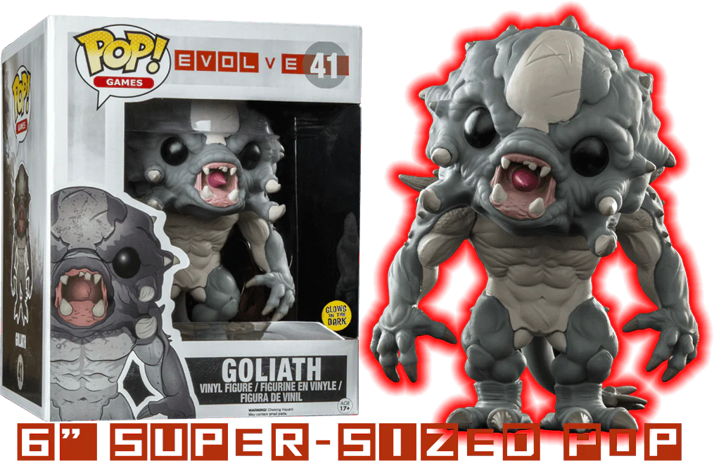 Evolve - Goliath Monster Glow Powerup 6" US Exclusive Pop! Vinyl