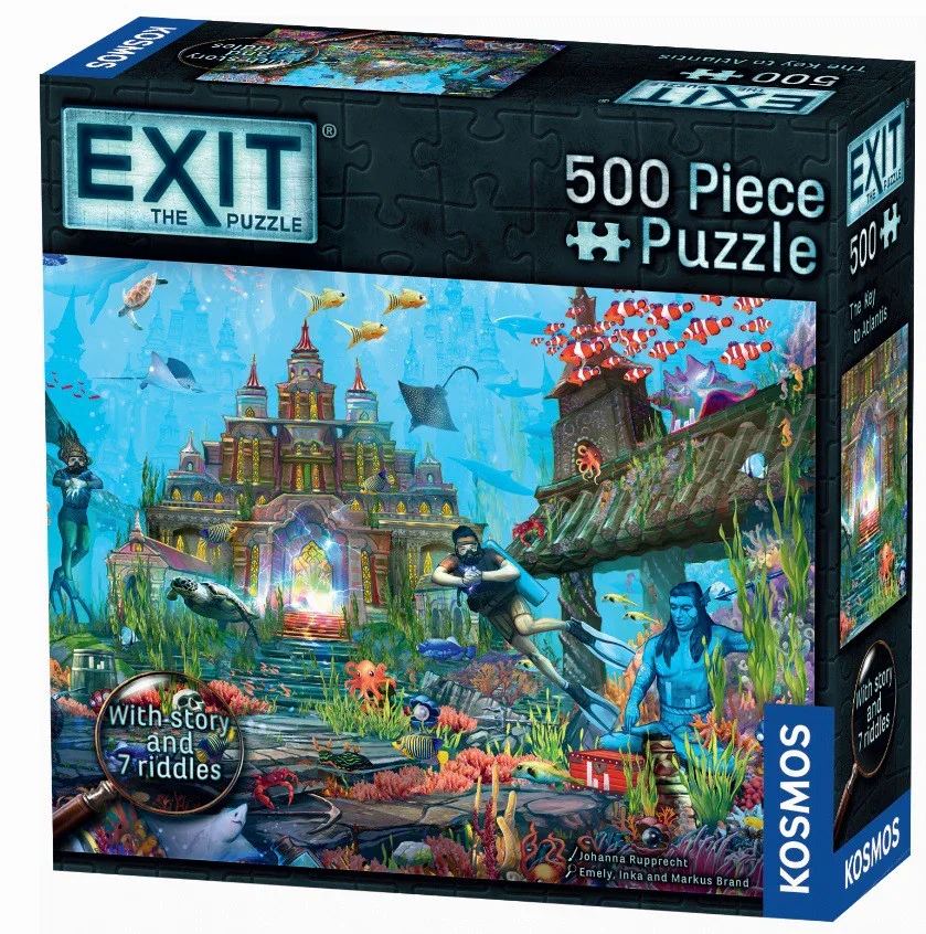 Exit the Game The Key to Atlantis (Game and Puzzle)