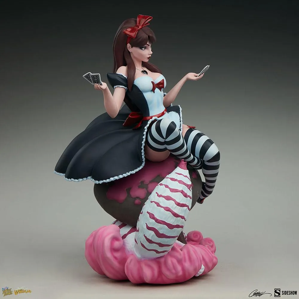 Fairytale Fantasies - Alice in Wonderland Game of Hearts Statue - Image 11