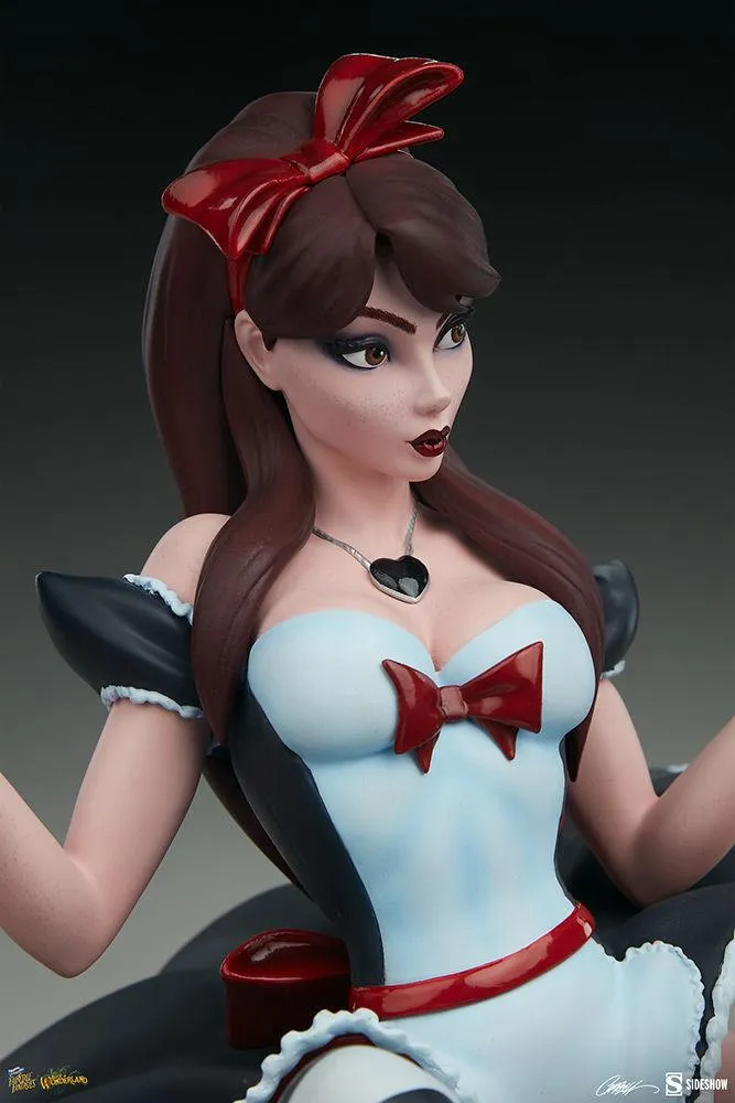 Fairytale Fantasies - Alice in Wonderland Game of Hearts Statue - Image 15