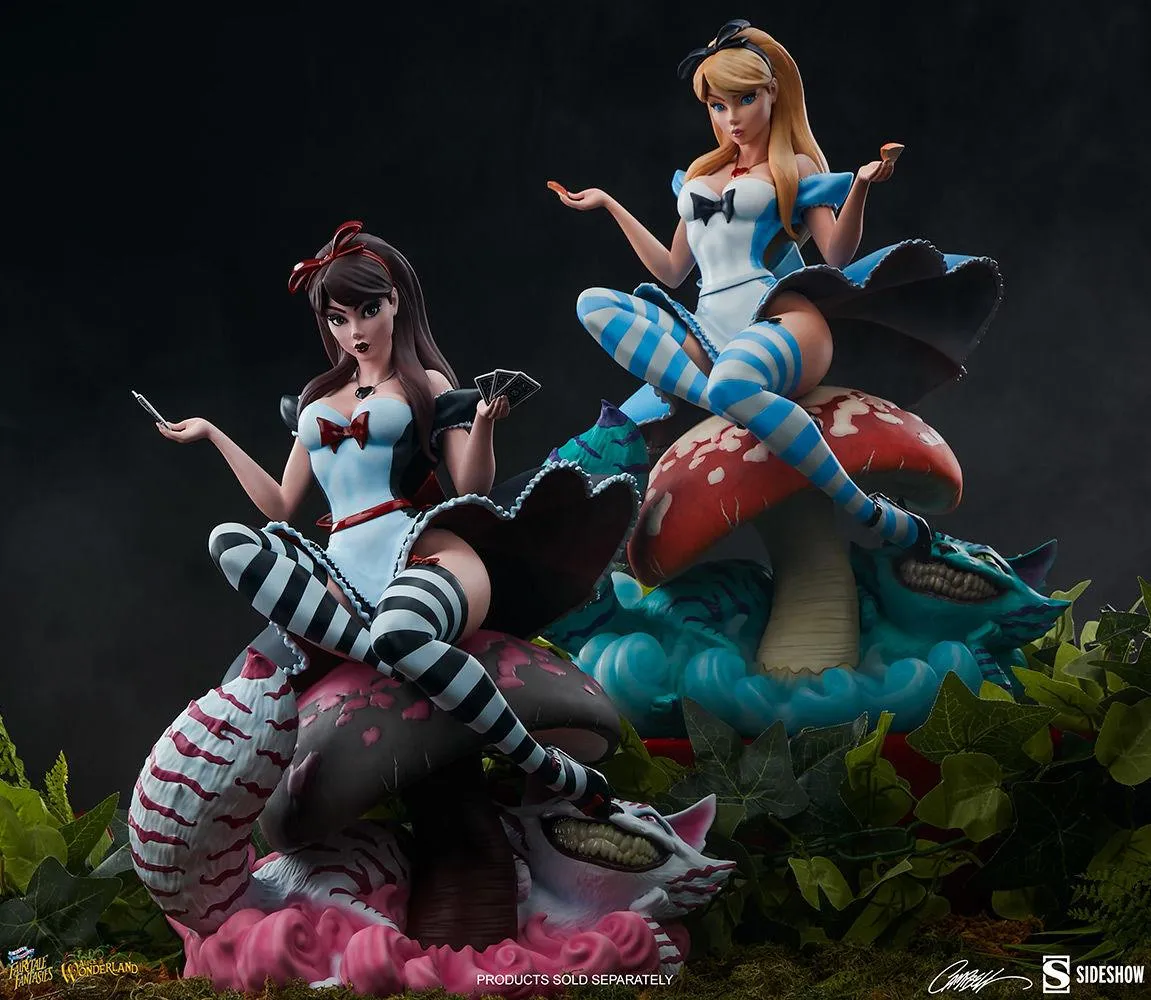 Fairytale Fantasies - Alice in Wonderland Game of Hearts Statue - Image 22