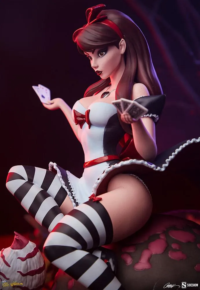 Fairytale Fantasies - Alice in Wonderland Game of Hearts Statue - Image 24