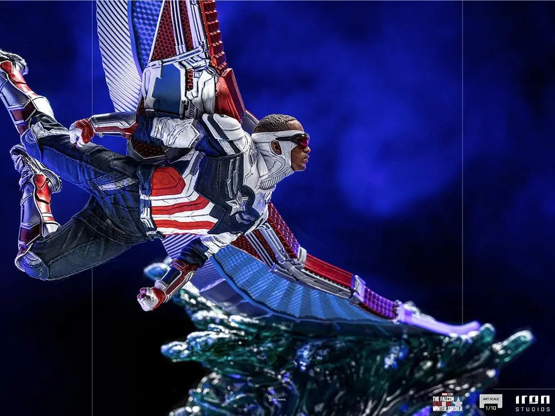 Falcon and the Winter Soldier - Sam Wilson Deluxe 1:10 Scale Statue - Image 9