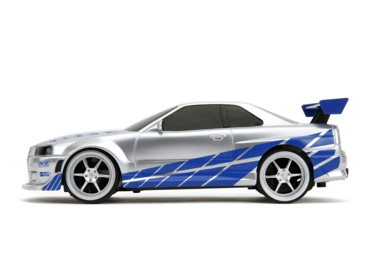 Fast & Furious - 2002 Nissan Skyline GT-R (BNR34) 1:24 Scale Remote Control Car - Image 4