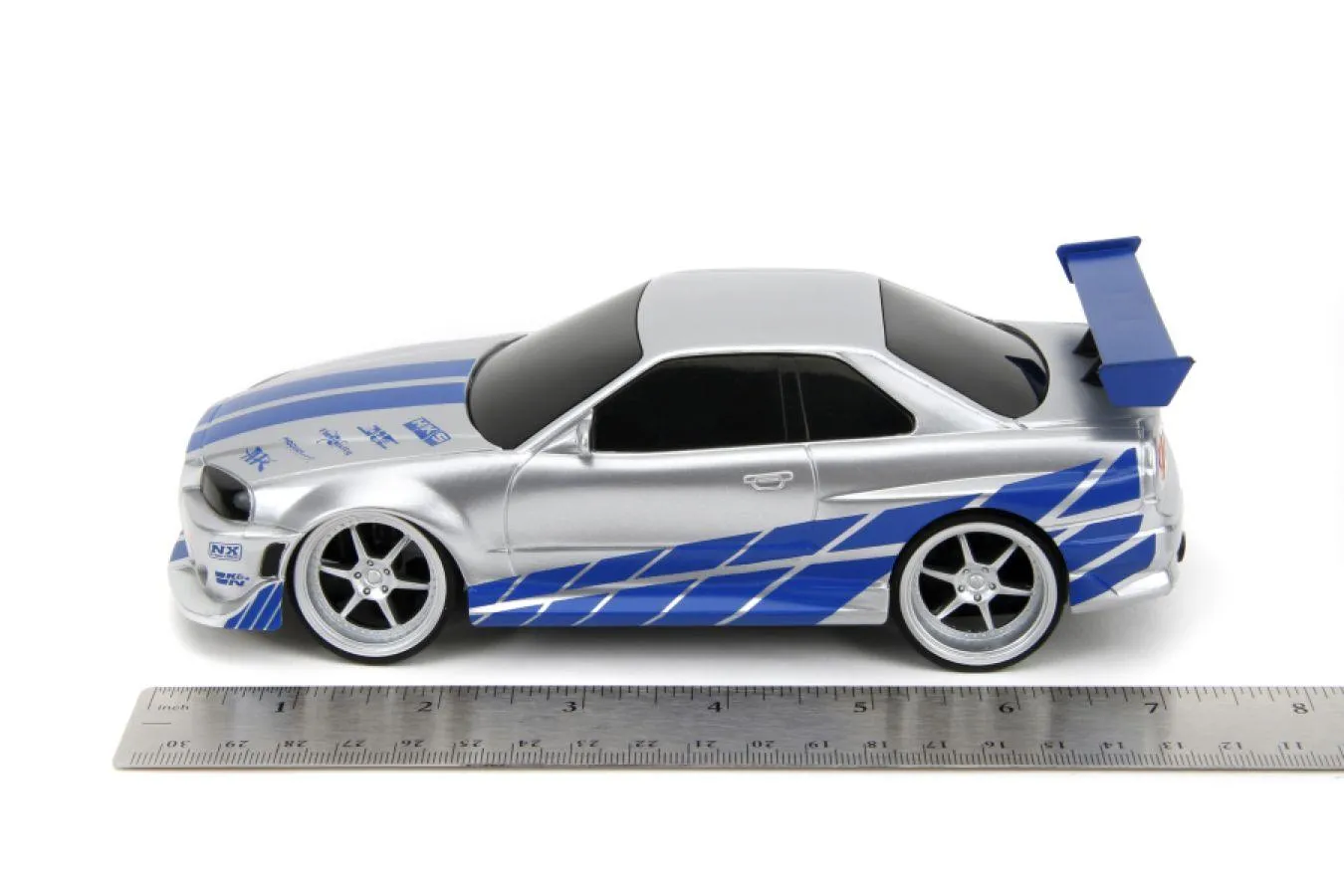Fast & Furious - 2002 Nissan Skyline GT-R (BNR34) 1:24 Scale Remote Control Car - Image 8