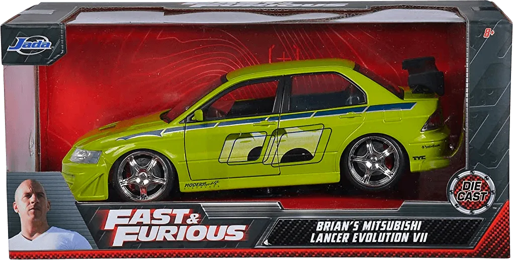 Fast and Furious - Brian's 2002 Mitsubishi Lancer Evolution VII 1:24 Scale Hollywood Ride - Image 2