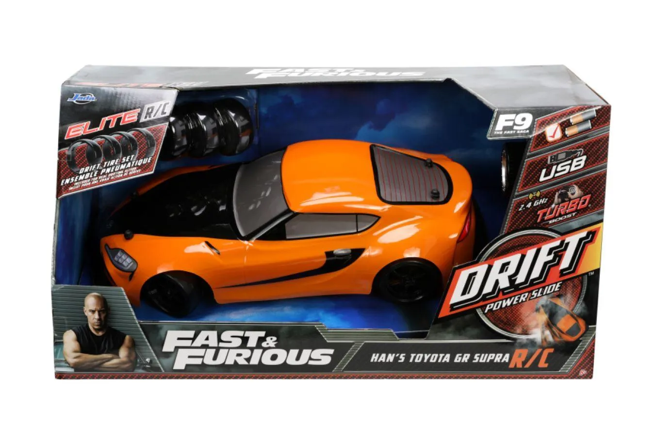 Fast & Furious - Han's 2020 Toyota GR Supra 1:10 Scale Remote Control Car - Image 2