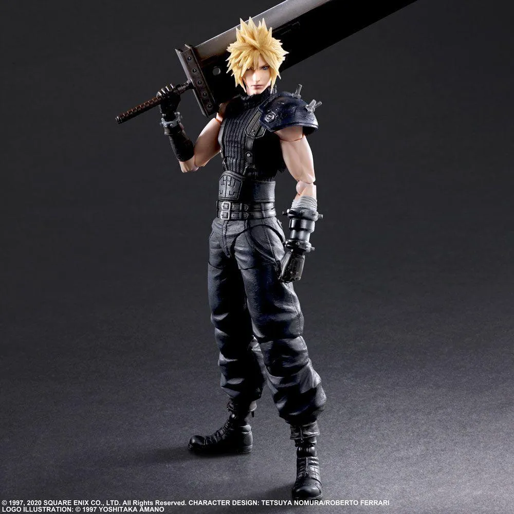 Final Fantasy VII - Jessie, Cloud & Motorcycle Play Arts Action Figure - Image 17