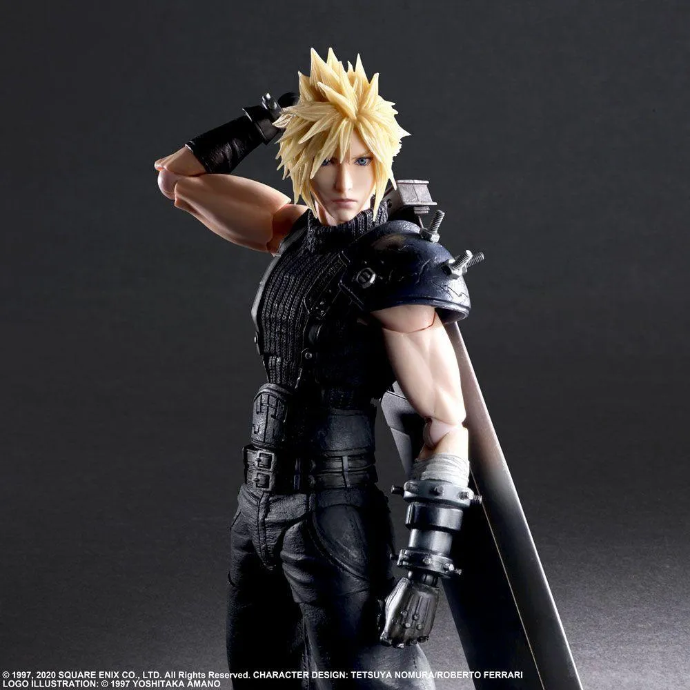 Final Fantasy VII - Jessie, Cloud & Motorcycle Play Arts Action Figure - Image 18