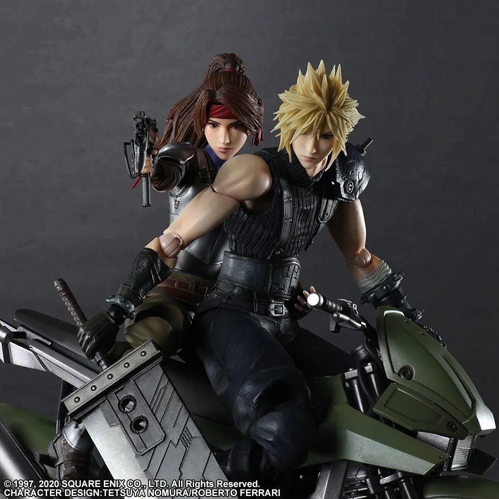 Final Fantasy VII - Jessie, Cloud & Motorcycle Play Arts Action Figure - Image 7