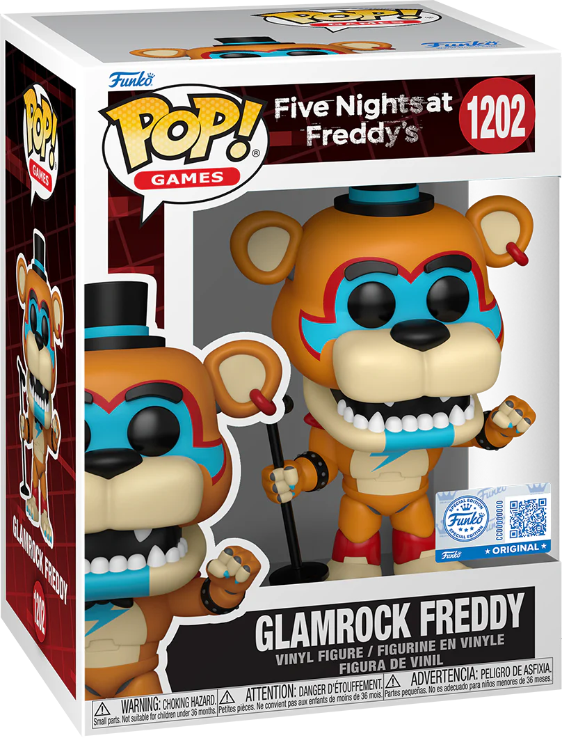 Five Nights at Freddy's - Glamrock Freddy US Exclusive Pop! Vinyl [RS] - Image 3