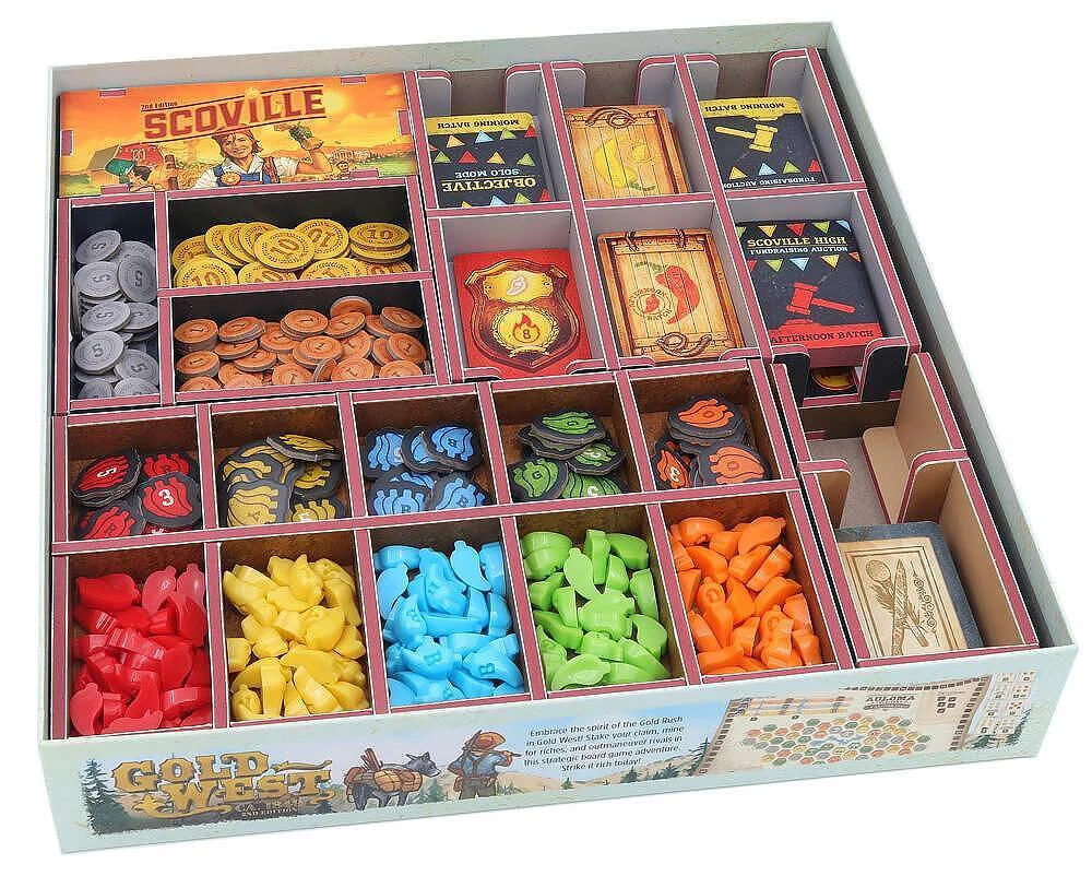 Folded Space Colour Game Inserts - Scoville 2nd Edition