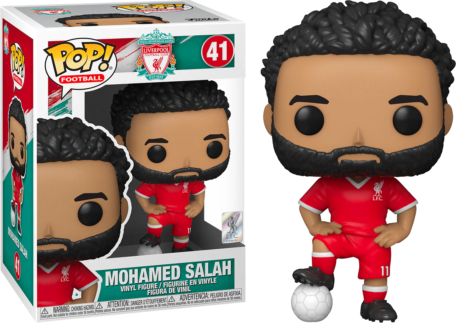 Football: Liverpool - Mohamed Salah Pop! Vinyl