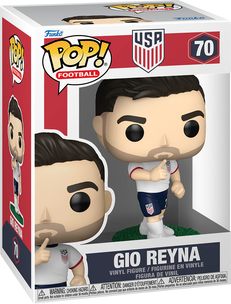 Football: USA - Gio Reyna Pop! Vinyl - Image 3