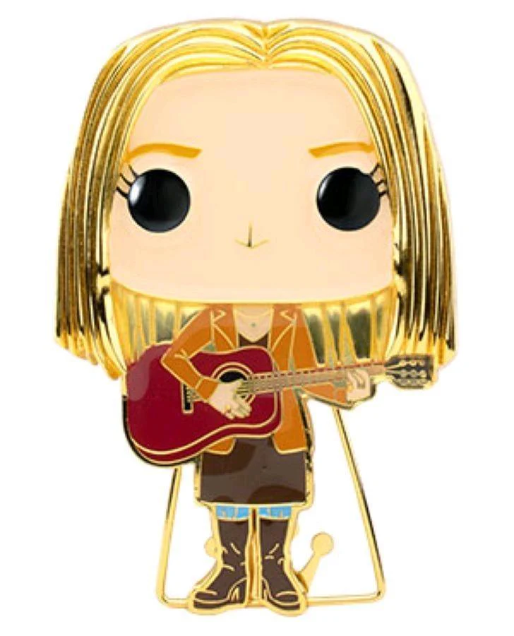 Friends - Phoebe with guitar 4" Pop! Enamel Pin - Image 2