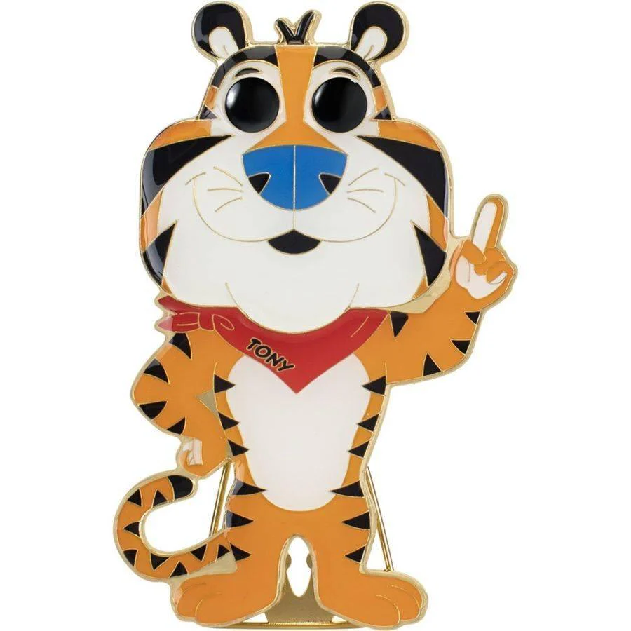 Frosted Flakes - Tony the Tiger (with chase) 4" Pop! Enamel Pin - Image 2
