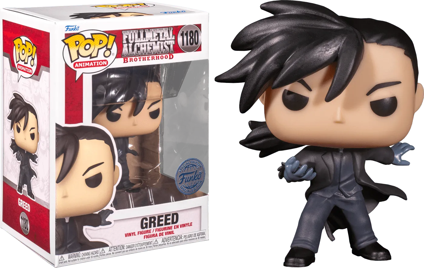 Fullmetal Alchemist: Brotherhood - Greed US Exclusive Pop! Vinyl [RS]