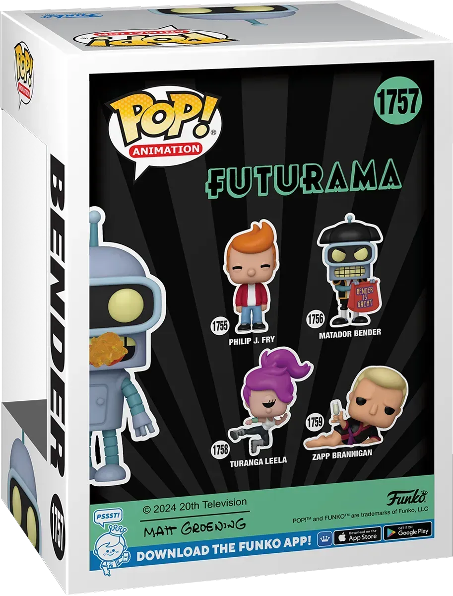 Futurama - Bender with Fire Breath US Exclusive Pop! Vinyl - Chase Bundle [RS] - Image 6