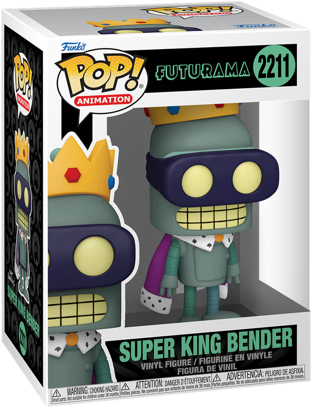 Futurama - Super King Bender Pop! Vinyl - Image 3
