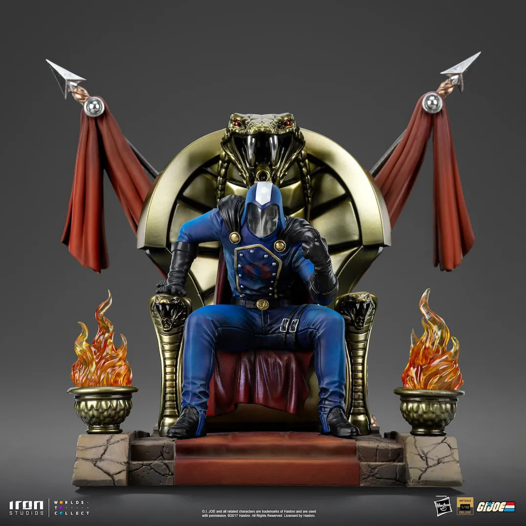 G.I. Joe - Cobra Commander Deluxe 1:10 Scale Statue - Image 2