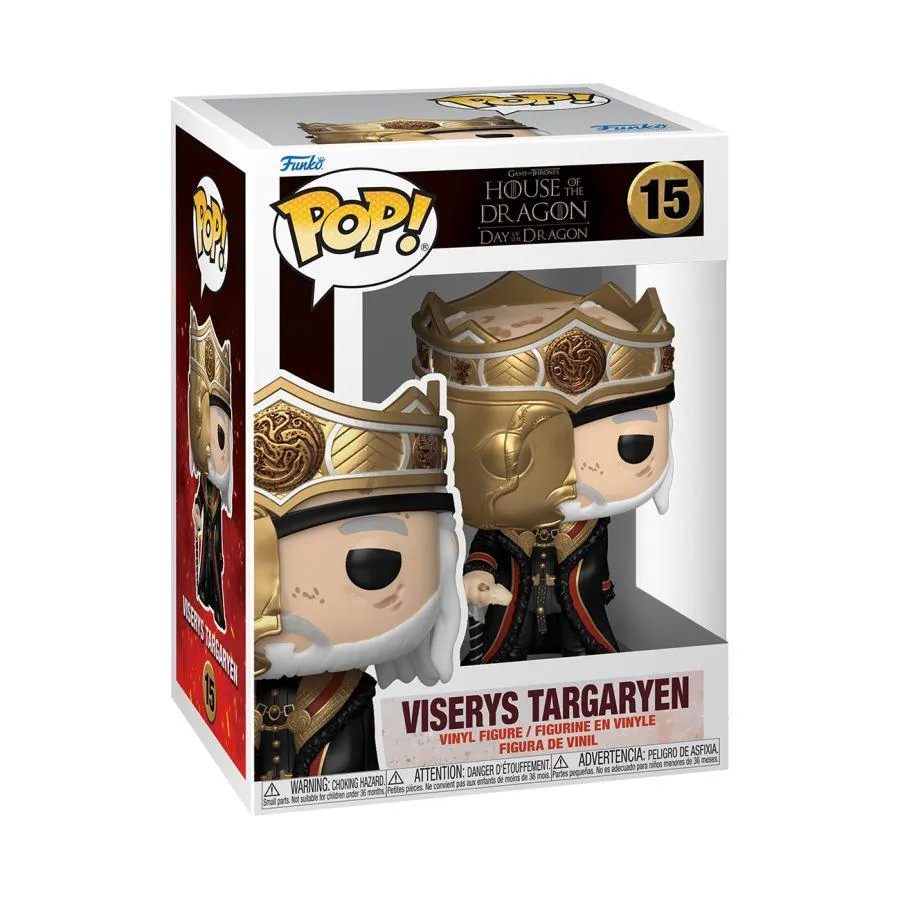 Game of Thrones: House of the Dragon - Masked Viserys Targaryen (with chase) Pop! Vinyl - Image 4