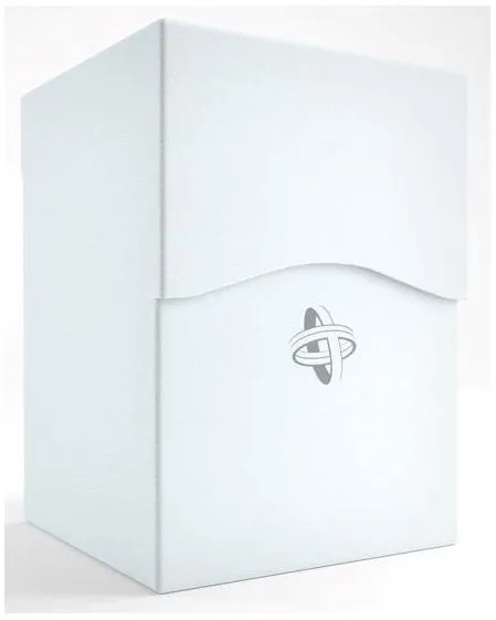 Gamegenic Deck Holder Holds 100 Sleeves Deck Box White - Image 2