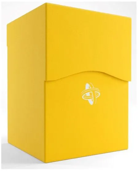 Gamegenic Deck Holder Holds 100 Sleeves Deck Box Yellow - Image 2