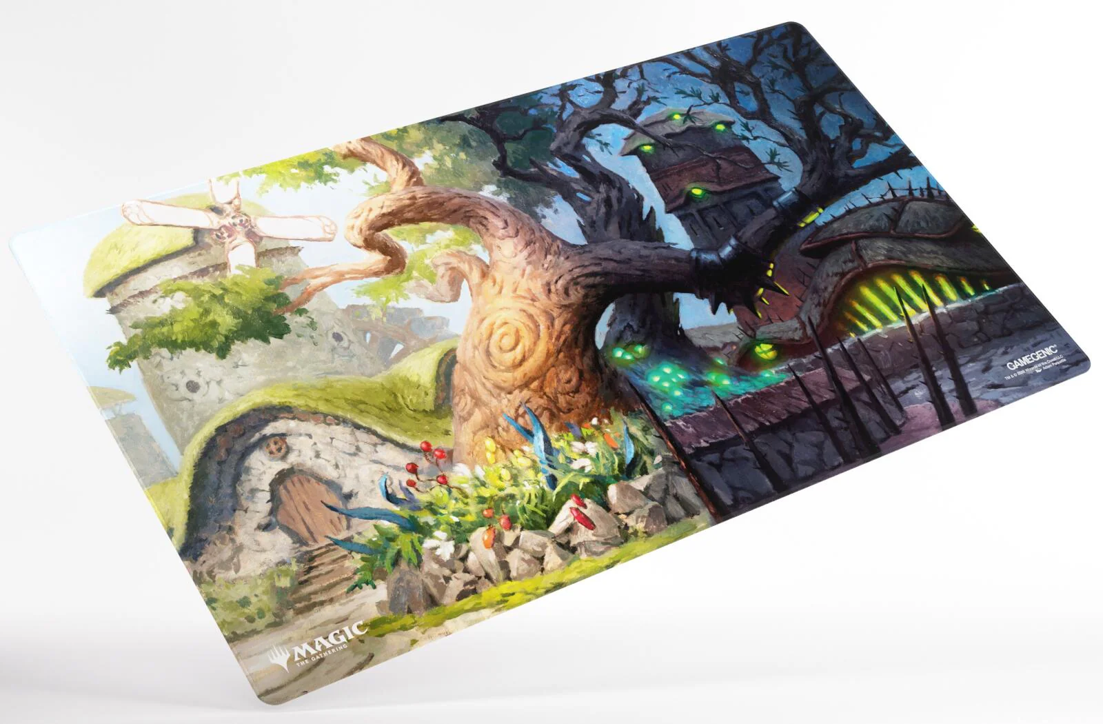 Gamegenic Magic The Gathering Lorwyn Eclipsed Shiny Playmat - Temple Garden (61cm x 35cm)